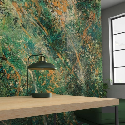 lafabryka.pl Lampka biurkowa FELIX GREEN/GOLD 1xE27 MLP7711 MILAGRO